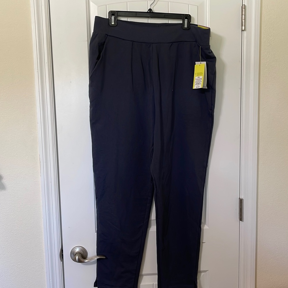 All In Motion Slate French Terry High Rise Taper Pant. Size XXL. NWT.